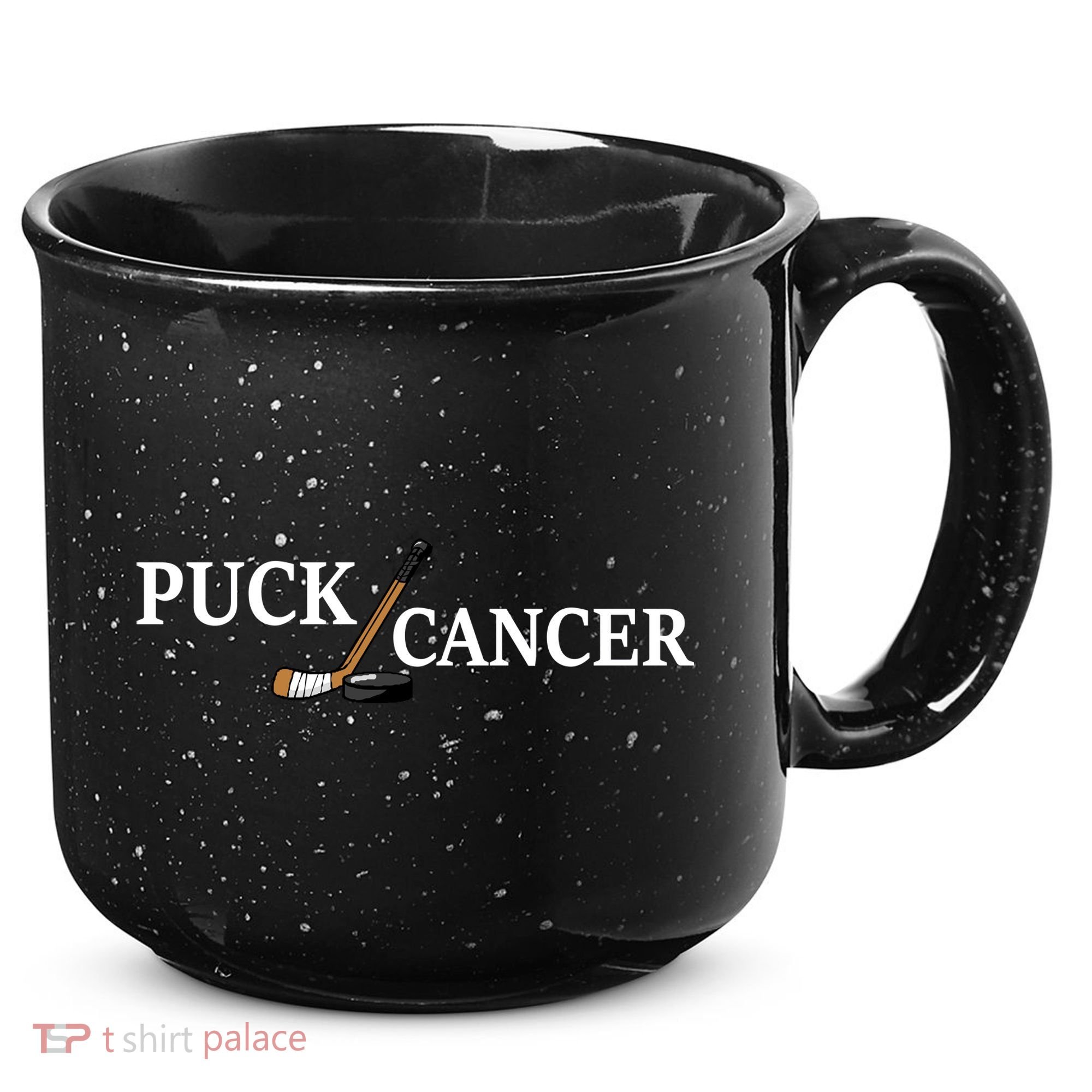 Puck Cancer 15oz Campfire Ceramic Mug