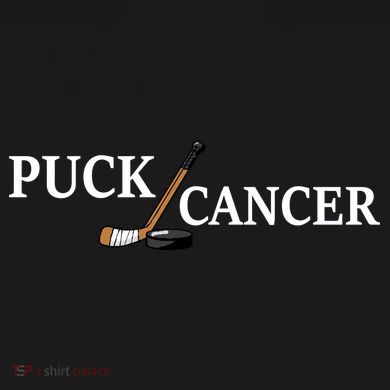 Puck Cancer Flat Bill Trucker Hat
