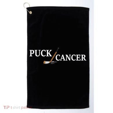 Puck Cancer Golf Towel