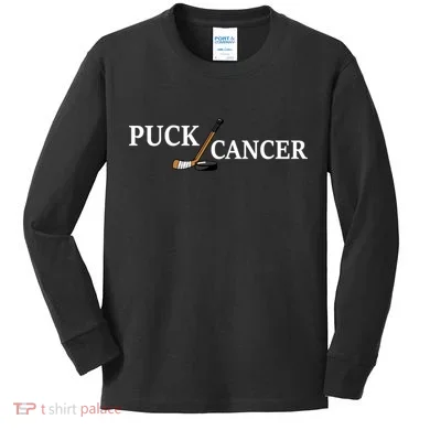 Puck Cancer Kids Long Sleeve Shirt