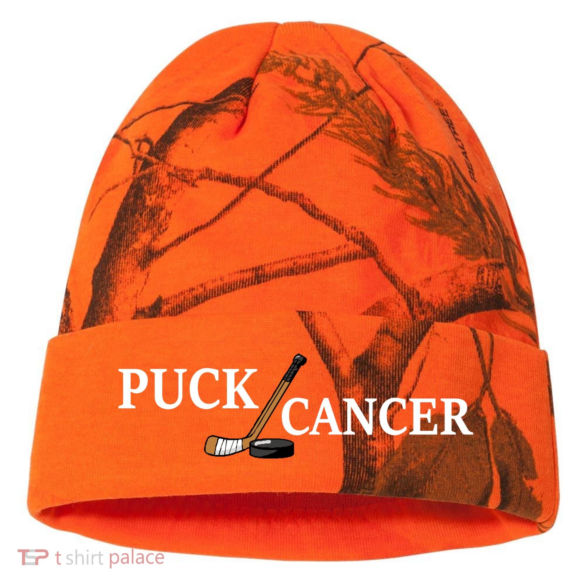 Puck Cancer Kati Licensed 12" Camo Cuffed Beanie