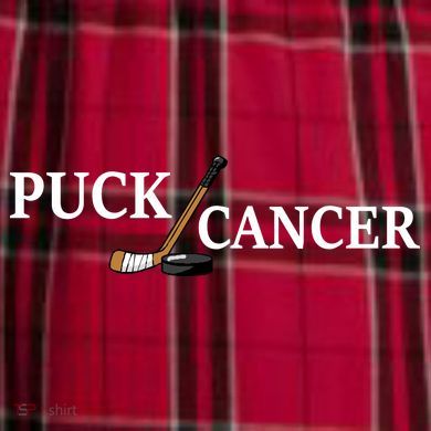Puck Cancer Women's Flannel Plaid Pajama Pants