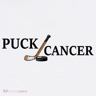 Puck Cancer Comfort Colors Garment-Dyed Hooded Sweatshirt