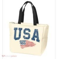Patriotic USA  Distressed American Flag Tote Bag thumb 3