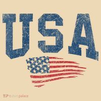 Patriotic USA  Distressed American Flag Tote Bag thumb 4