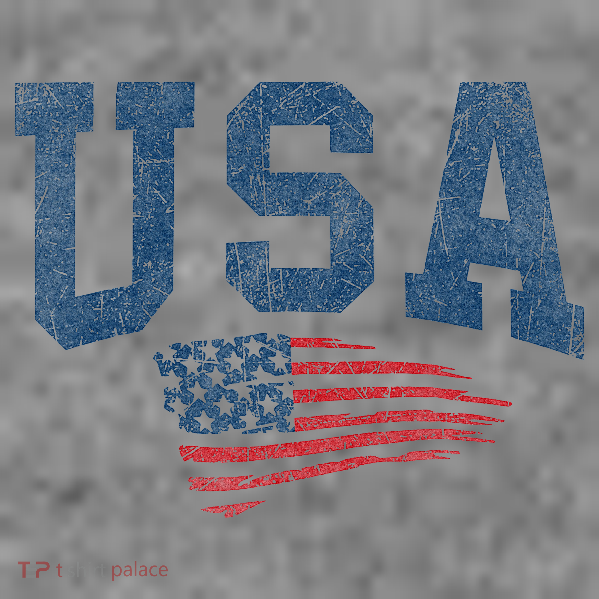 Patriotic USA  Distressed American Flag Toddler Hoodie
