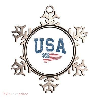 Patriotic USA  Distressed American Flag Ornament