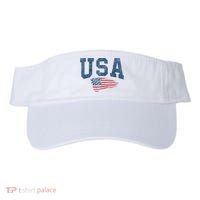 Patriotic USA  Distressed American Flag Visor thumb 0