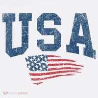 Patriotic USA  Distressed American Flag Kids Sweatshirt thumb 2