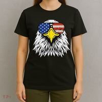 Patriotic USA Eagle Of Freedom Celebrate July 4th T-Shirt thumb 4
