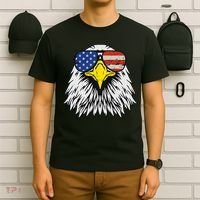 Patriotic USA Eagle Of Freedom Celebrate July 4th T-Shirt thumb 6