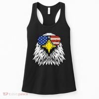 Patriotic USA Eagle Of Freedom Celebrate July 4th Women's Tank Top thumb 0