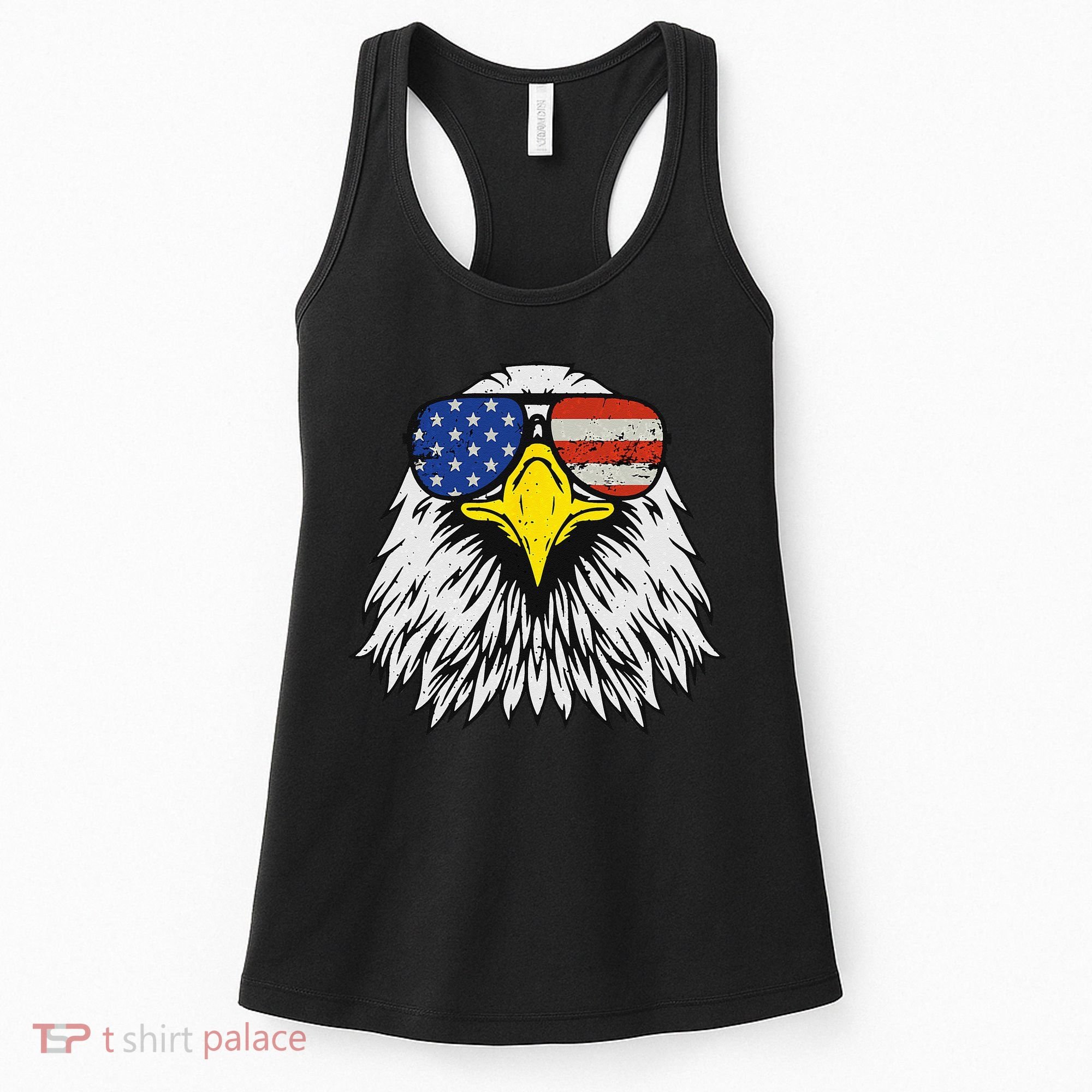 Patriotic USA Eagle Of Freedom Celebrate July 4th Women's Tank Top