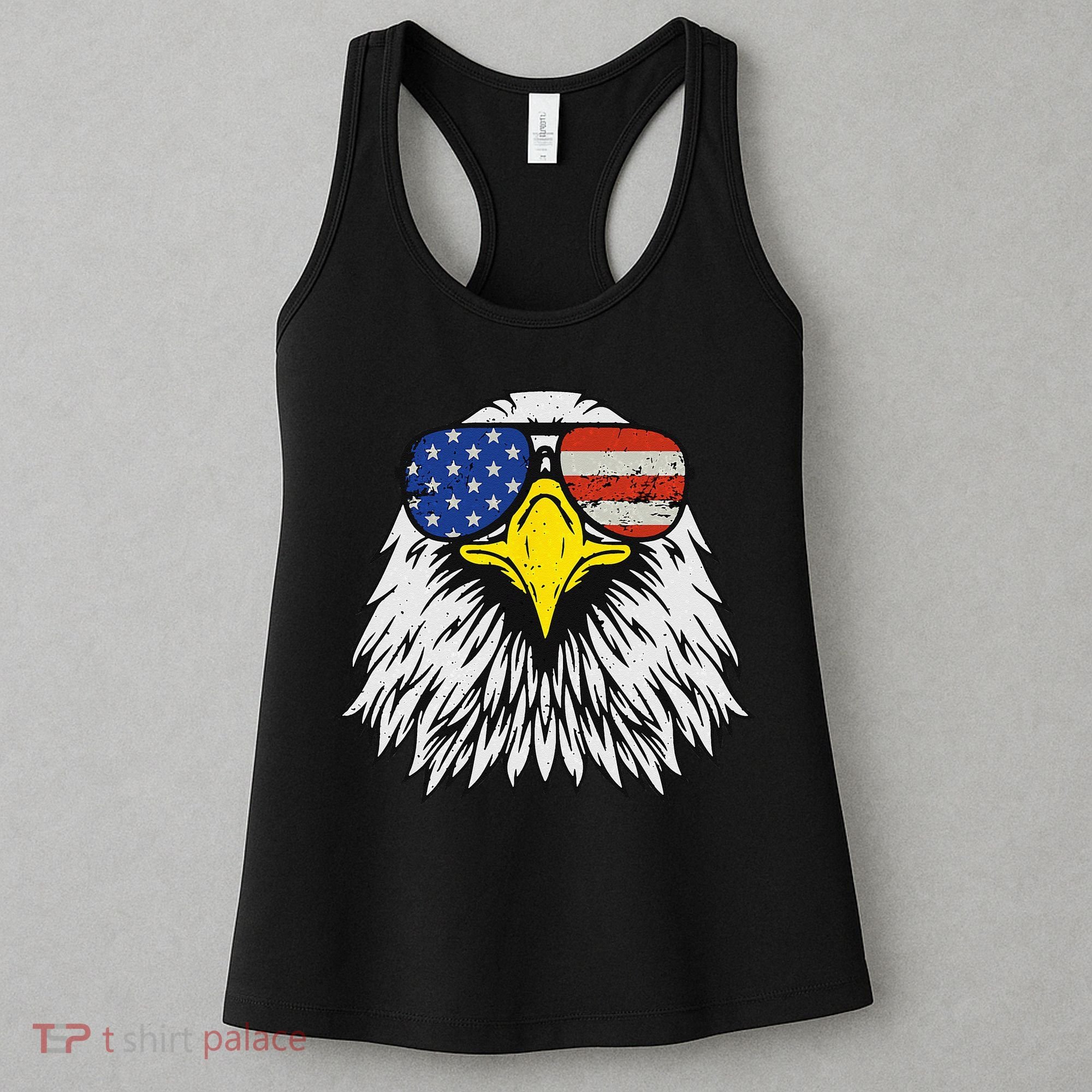 Patriotic USA Eagle Of Freedom Celebrate July 4th Women's Tank Top