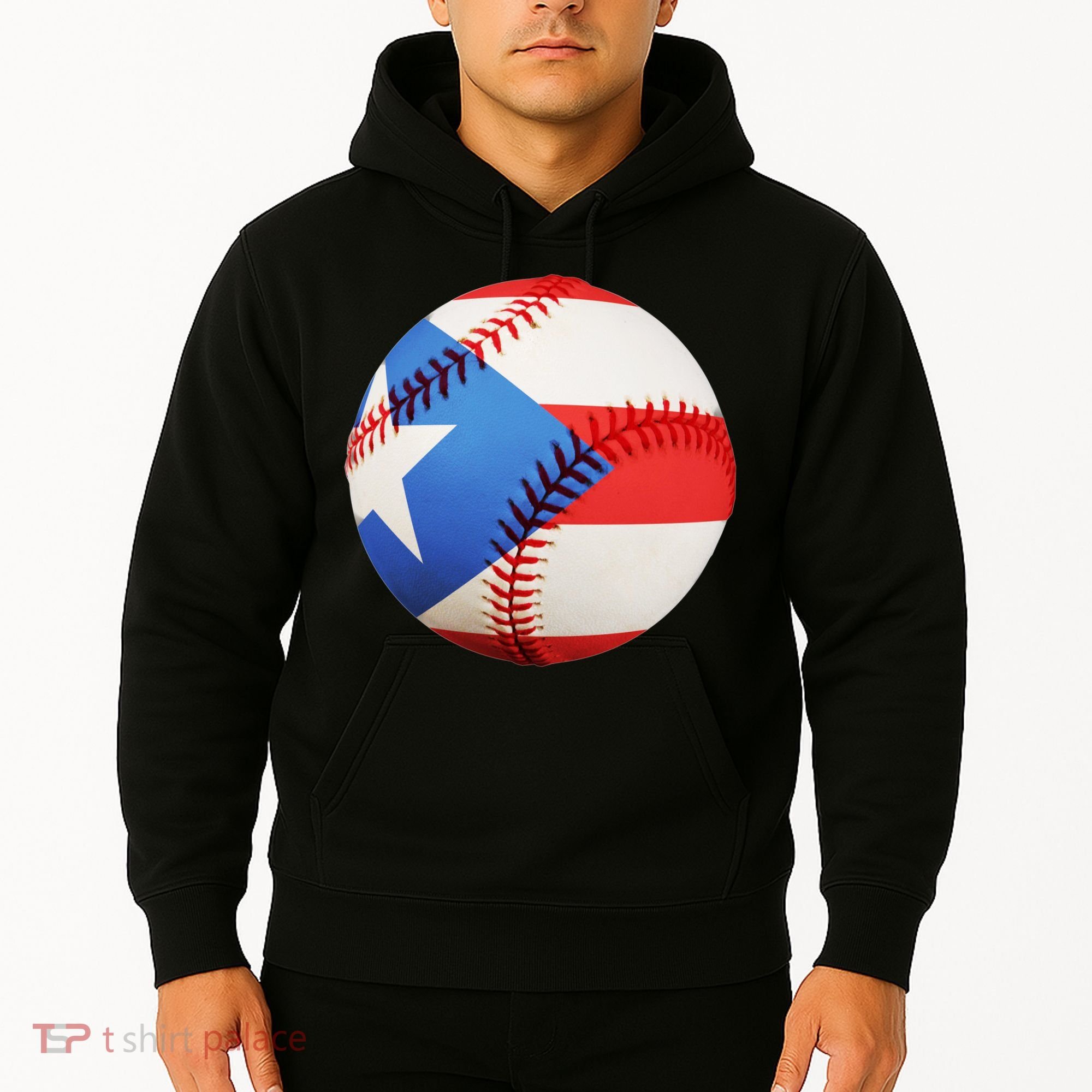 Puerto Rico Baseball Hoodie