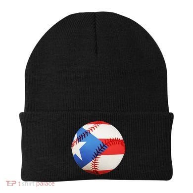 Puerto Rico Baseball Beanie