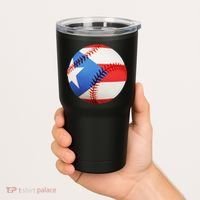 Puerto Rico Baseball Tumbler thumb 2