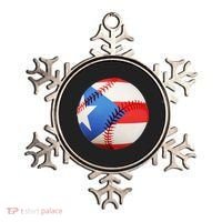Puerto Rico Baseball Ornament thumb 0