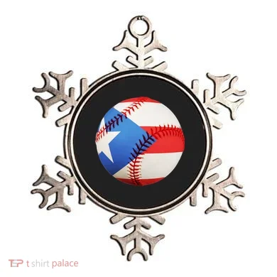 Puerto Rico Baseball Ornament