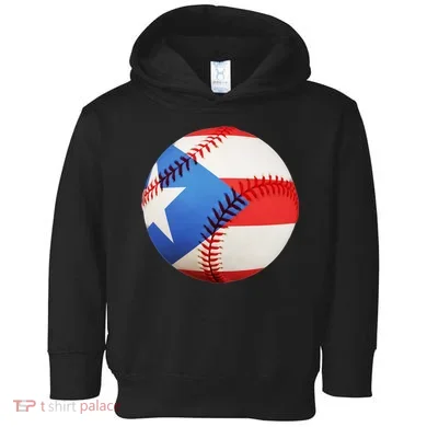 Puerto Rico Baseball Toddler Hoodie
