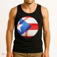 Puerto Rico Baseball Tank Top thumb 3