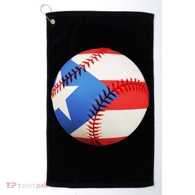 Puerto Rico Baseball Golf Towel