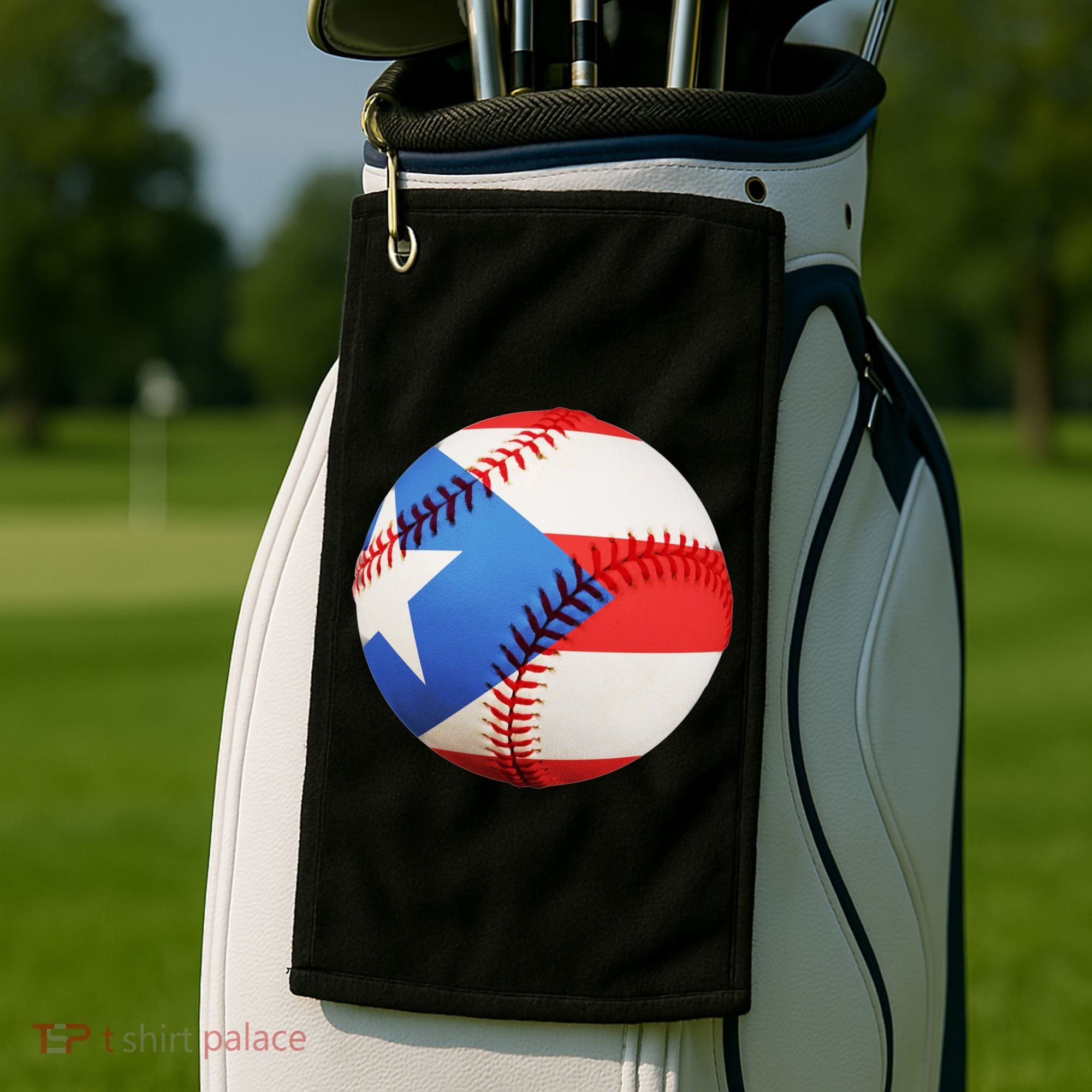 Puerto Rico Baseball Golf Towel