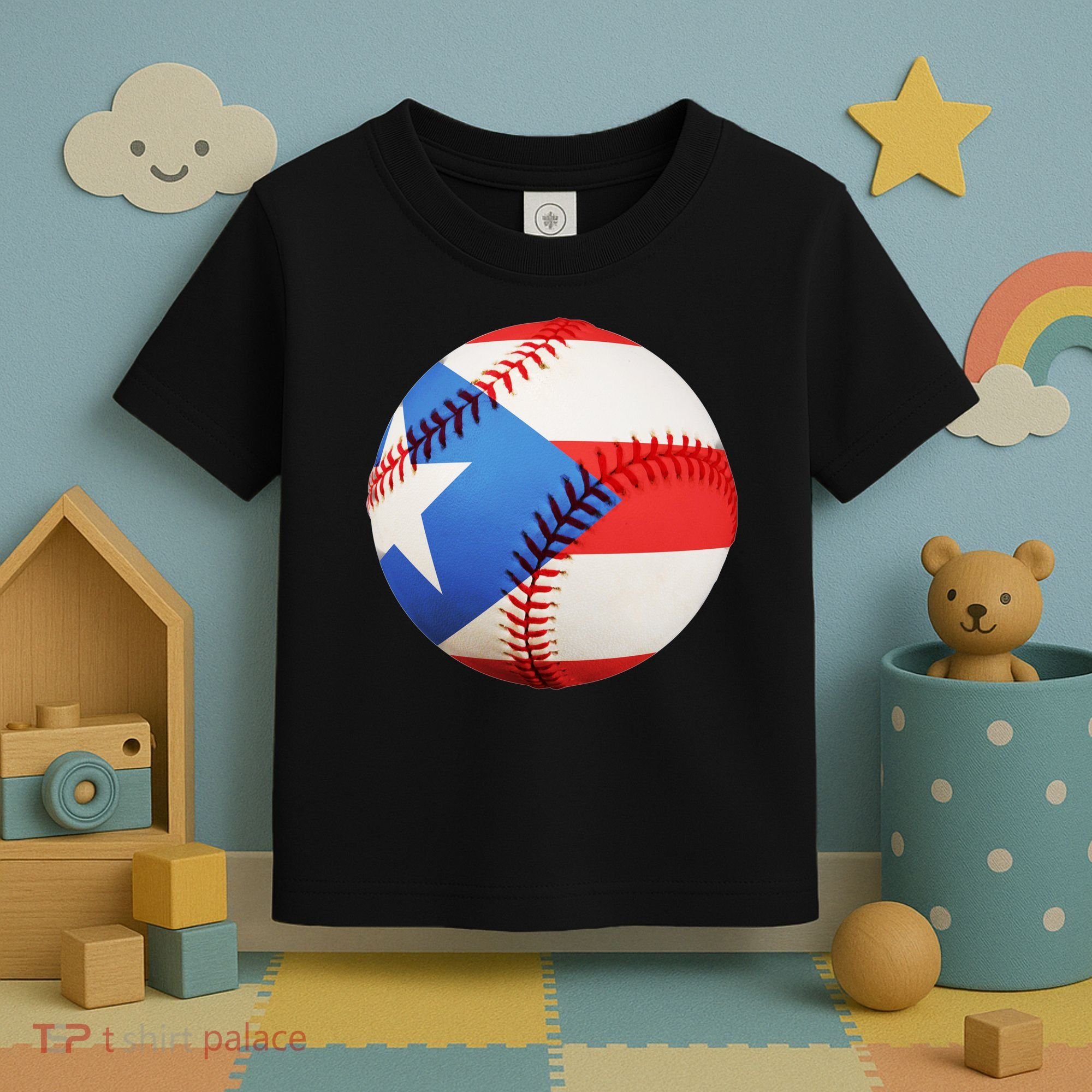 Puerto Rico Baseball Toddler T-Shirt