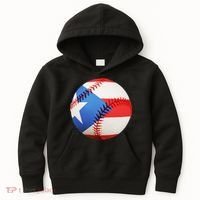 Puerto Rico Baseball Kids Hoodie thumb 0