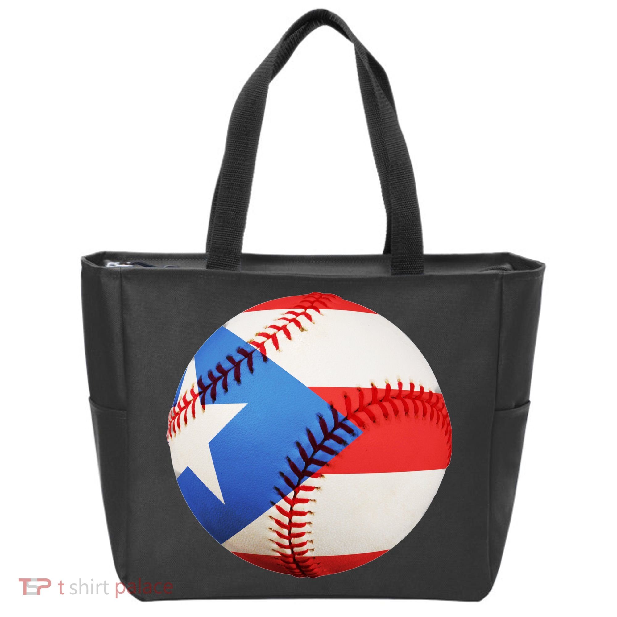 Puerto Rico Baseball Tote Bag