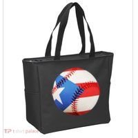 Puerto Rico Baseball Tote Bag thumb 2