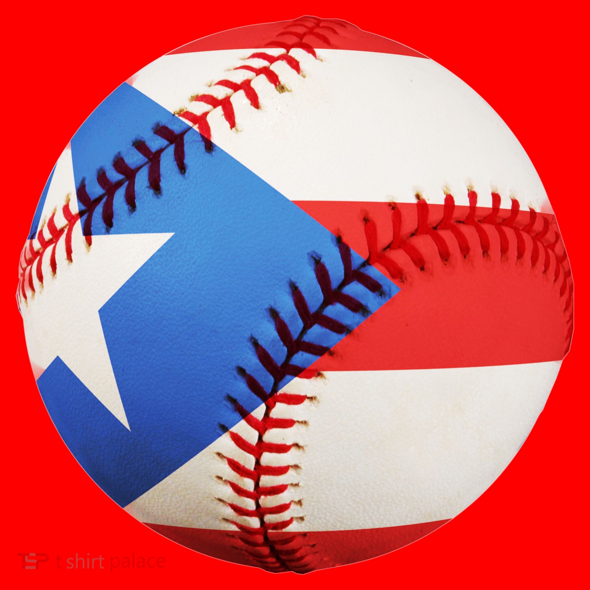Puerto Rico Baseball Santa Hat