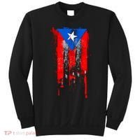 Puerto Rico Flag Drip Sweatshirt thumb 0