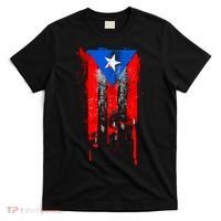 Puerto Rico Flag Drip T-Shirt thumb 0
