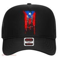 Puerto Rico Flag Drip Hat thumb 0