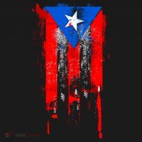 Puerto Rico Flag Drip Women's T-Shirt thumb 6