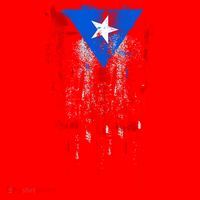 Puerto Rico Flag Drip Santa Hat thumb 1