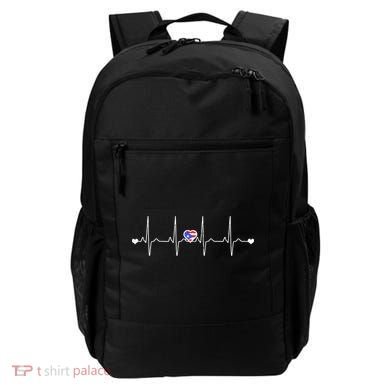 Puerto Rico Heartbeat Pulse Backpack