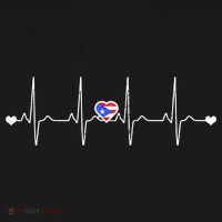 Puerto Rico Heartbeat Pulse Polo thumb 3