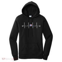 Puerto Rico Heartbeat Pulse Women's Hoodie thumb 0