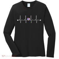 Puerto Rico Heartbeat Pulse Women's Long Sleeve Shirt thumb 0