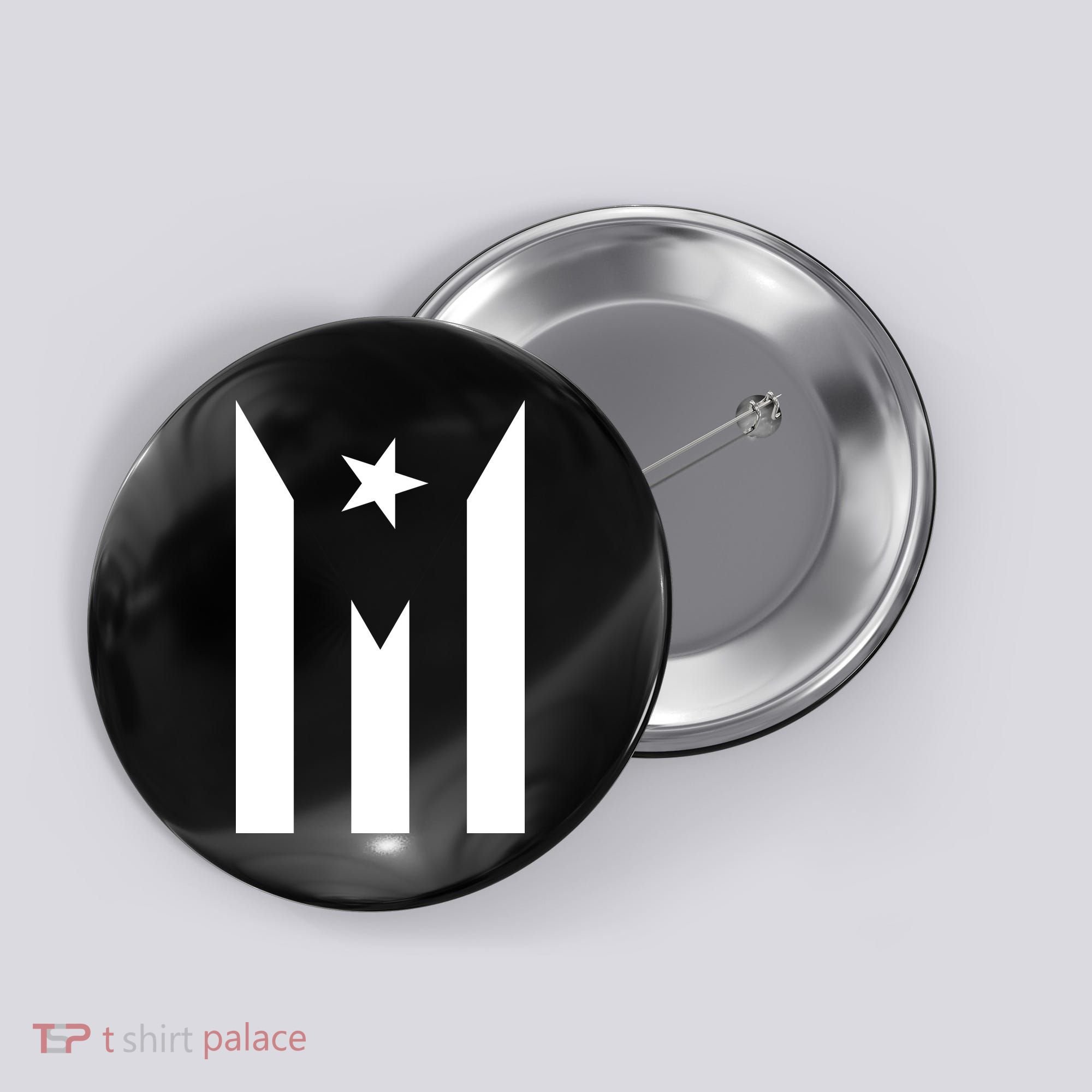 Puerto Rico Resiste Boricua Flag Se Levanta Button