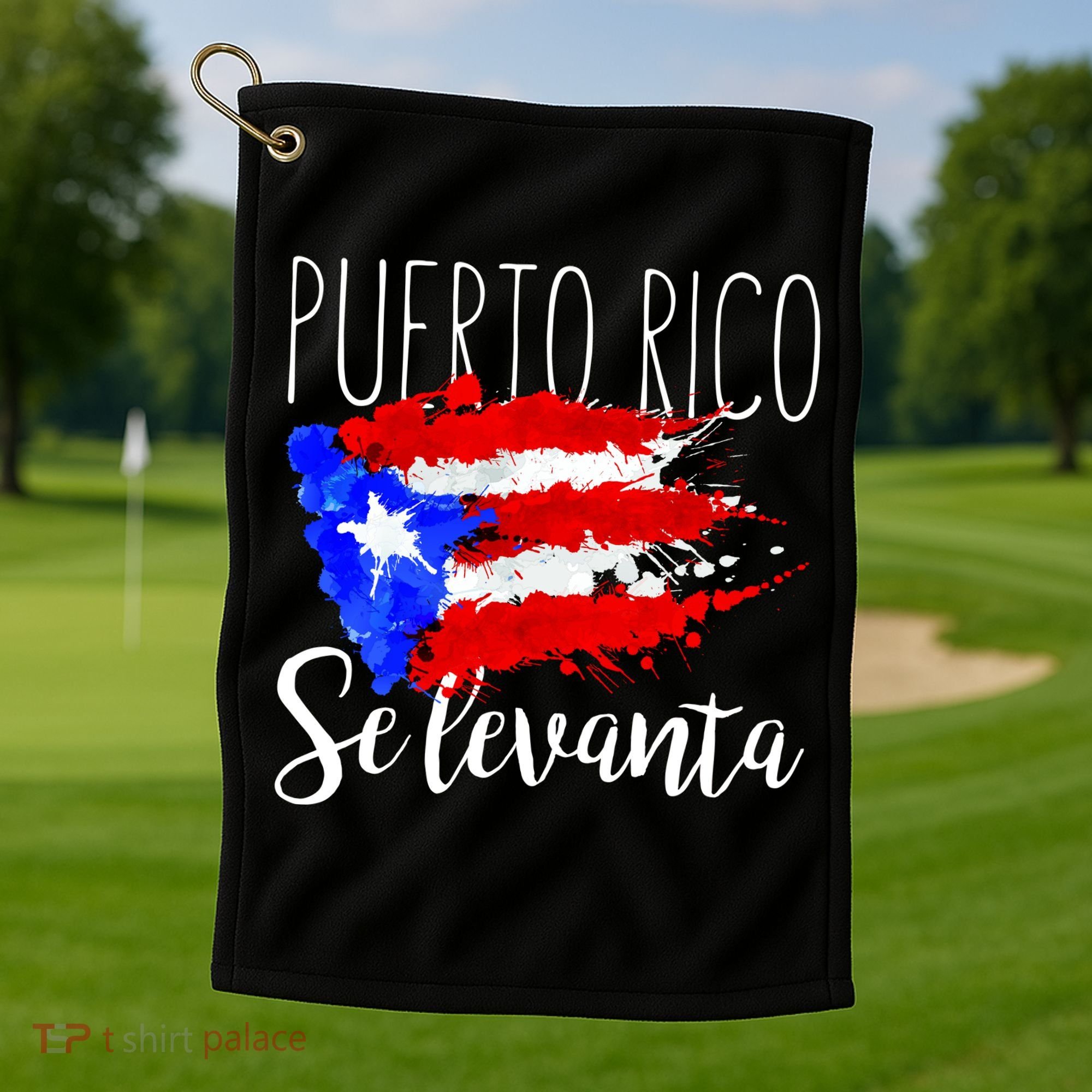 Puerto Rico Se Levanta Golf Towel