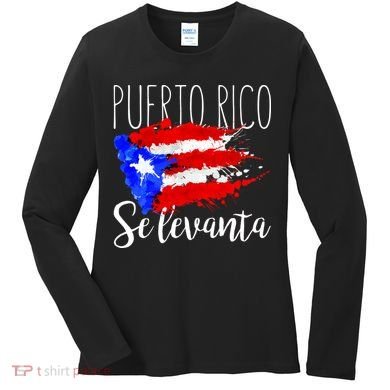 Puerto Rico Se Levanta Women's Long Sleeve Shirt