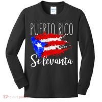 Puerto Rico Se Levanta Kids Long Sleeve Shirt thumb 0