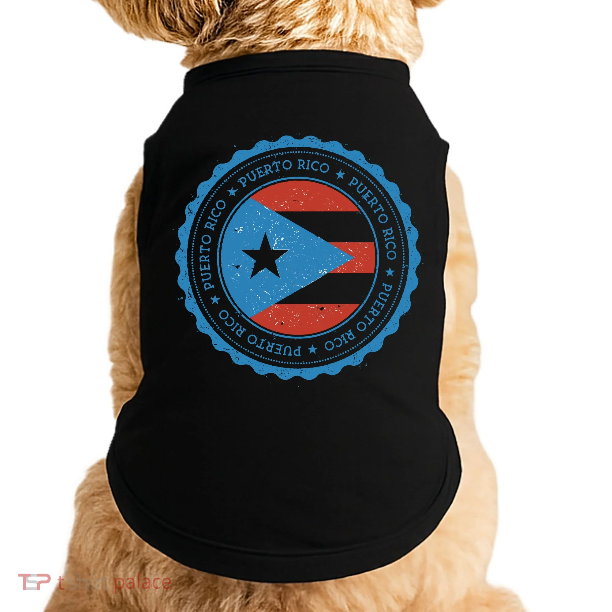 Puerto Rico Seal Doggie Tank