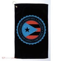 Puerto Rico Seal Golf Towel thumb 0