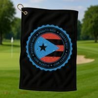 Puerto Rico Seal Golf Towel thumb 1