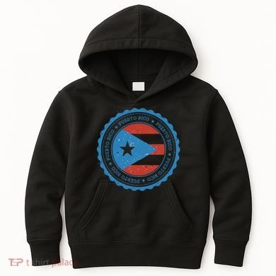 Puerto Rico Seal Kids Hoodie