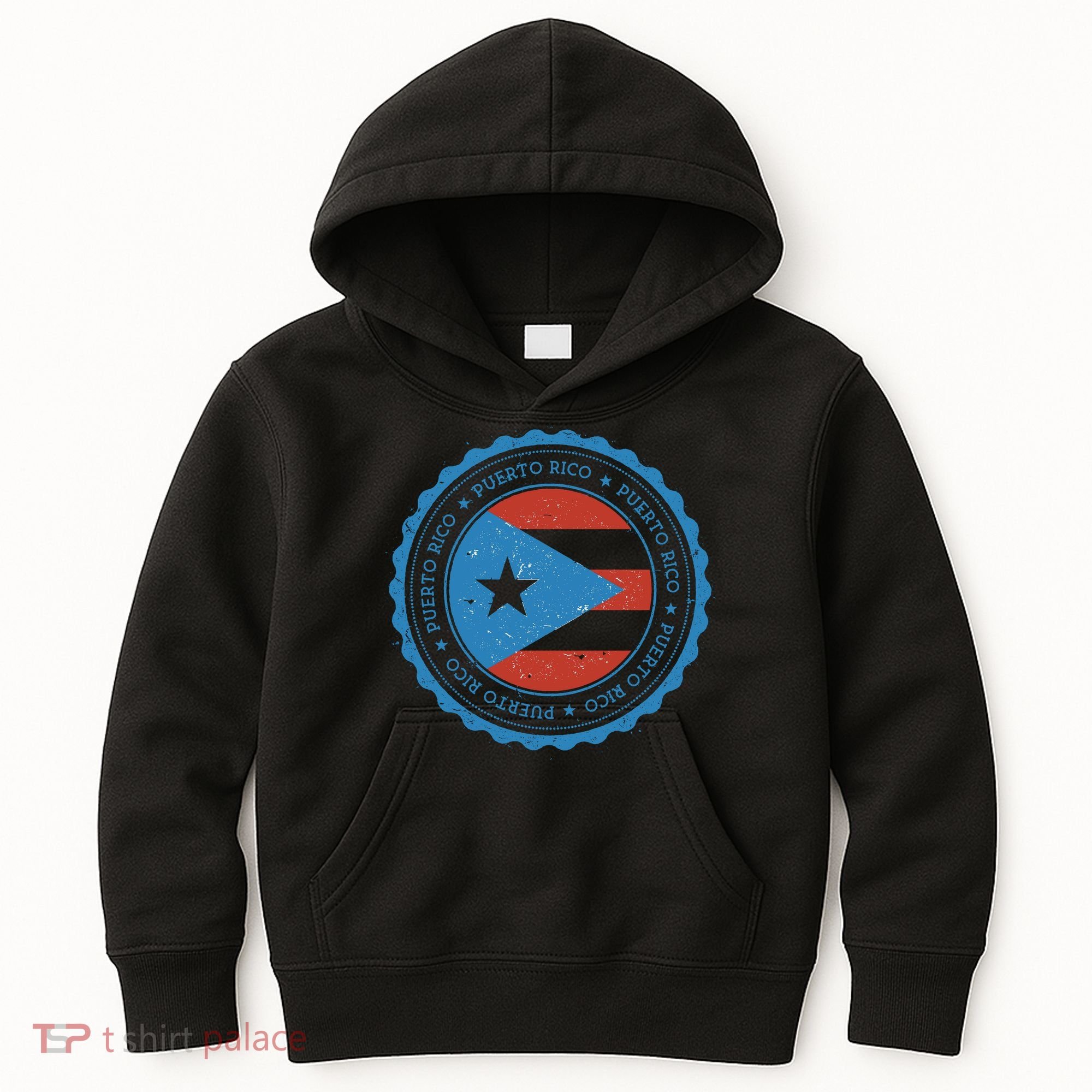 Puerto Rico Seal Kids Hoodie